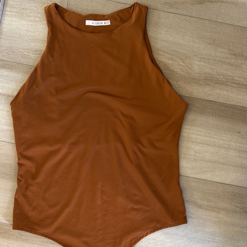 ReoRia Cinnamon Sleeveless Bodysuit